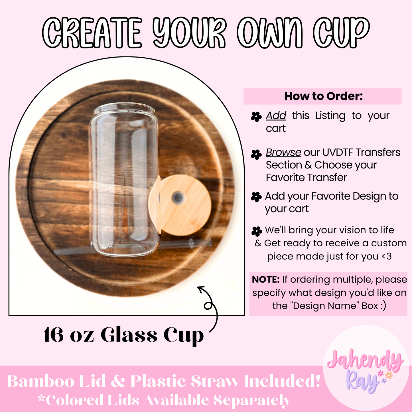 Create Your Own Glass Cup