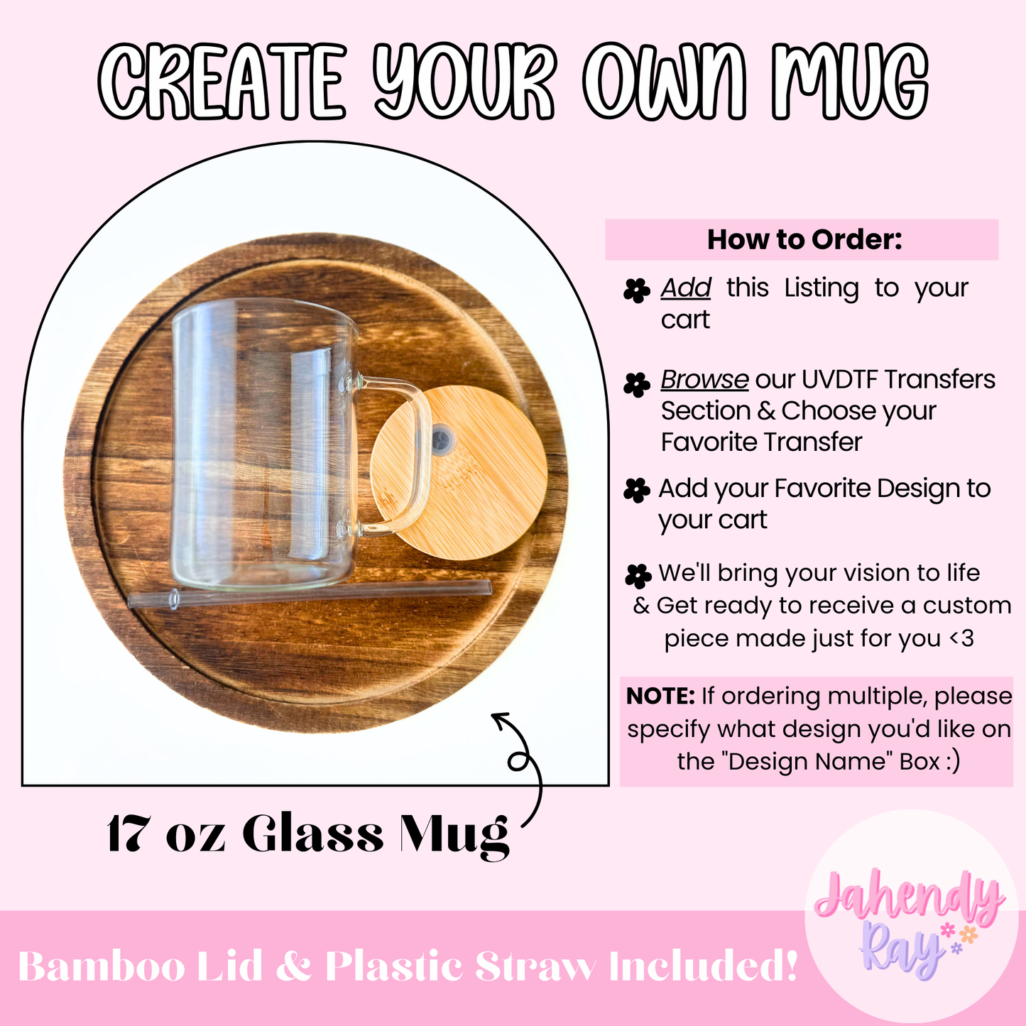 Create Your Own Glass Mug