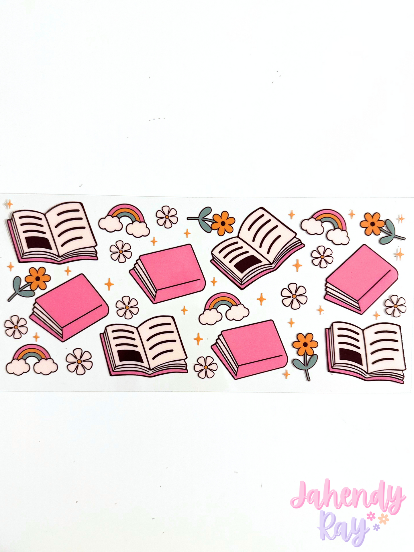 Book Love - 16 oz UV DTF Cup Wrap
