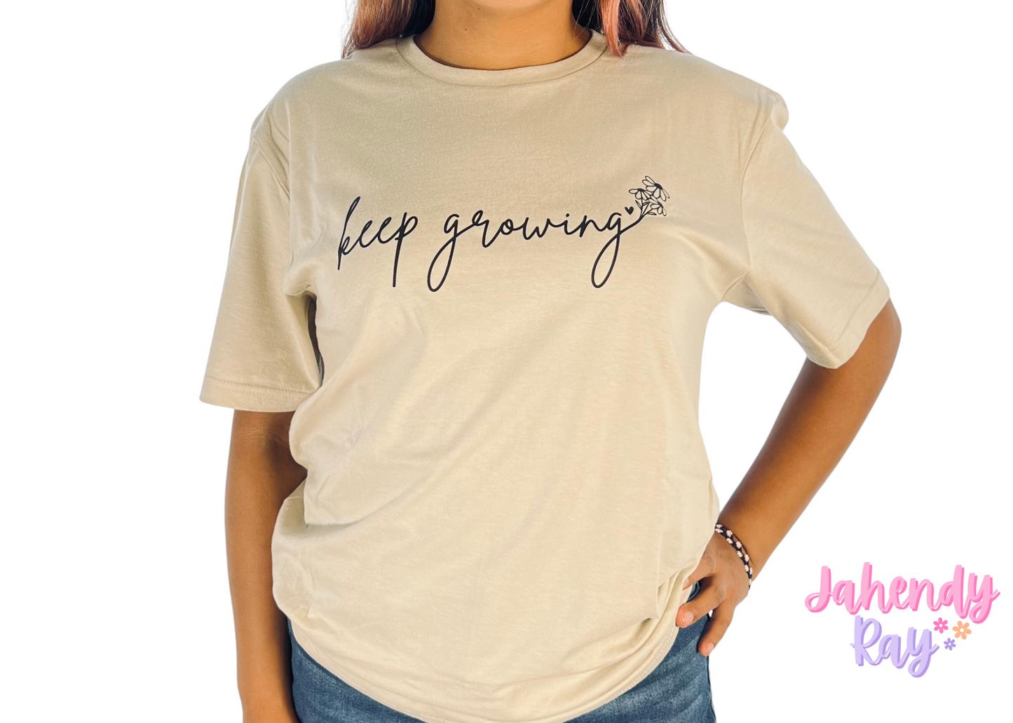 Keep Growing Screen Print Transfer