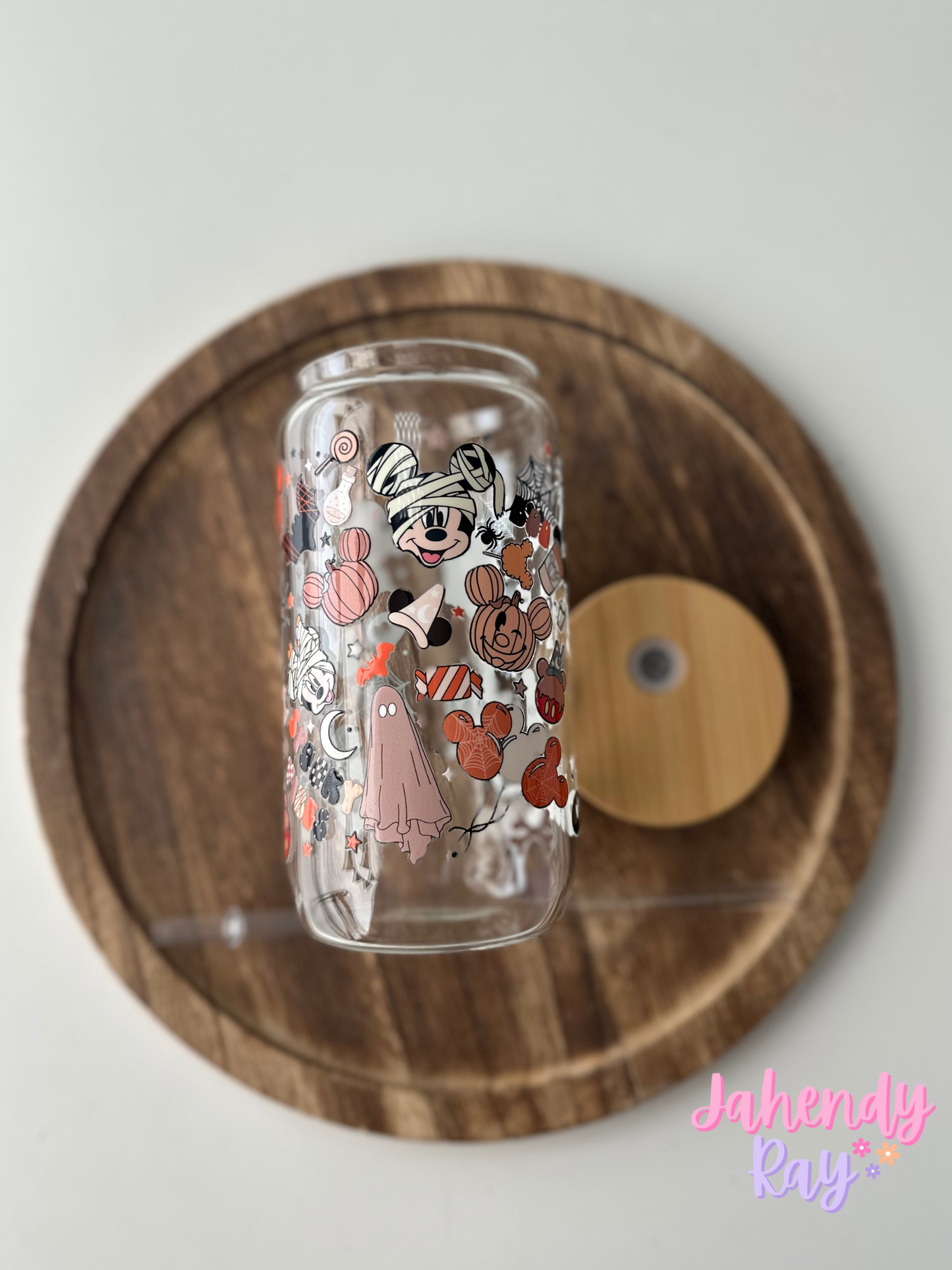 OOPSIE Magical Spooky Vibes 16 oz Clear Glass Cup