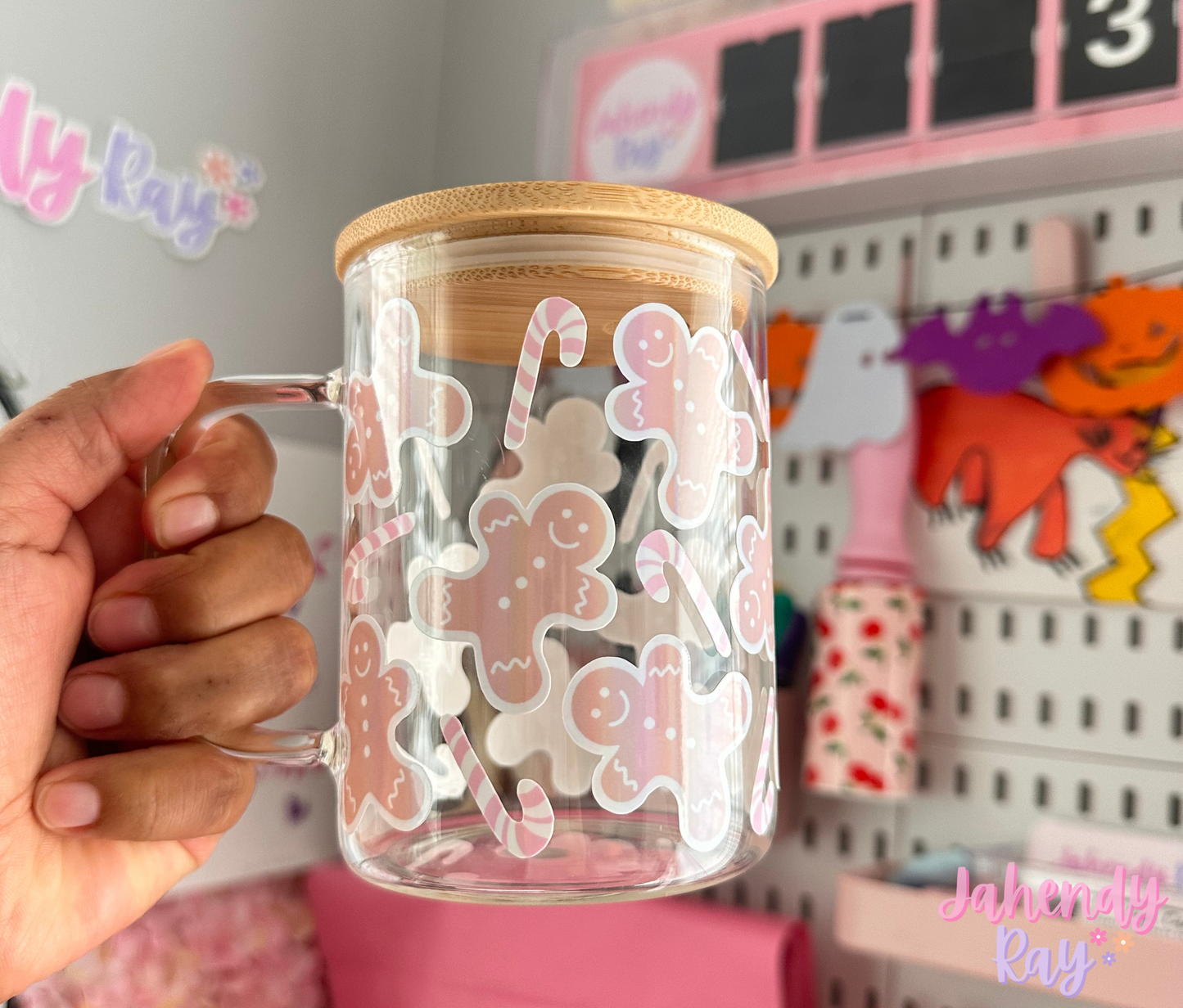 Sweet Gingerbread Glass Cup/Mug