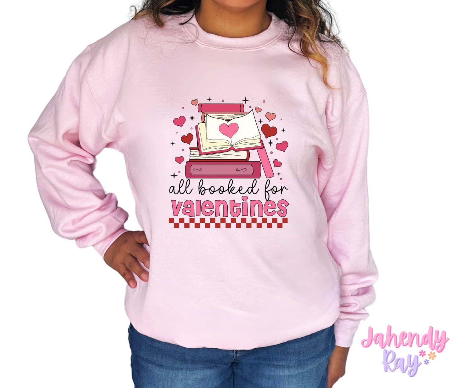 Booked for Valentines Crewneck Sweatshirt