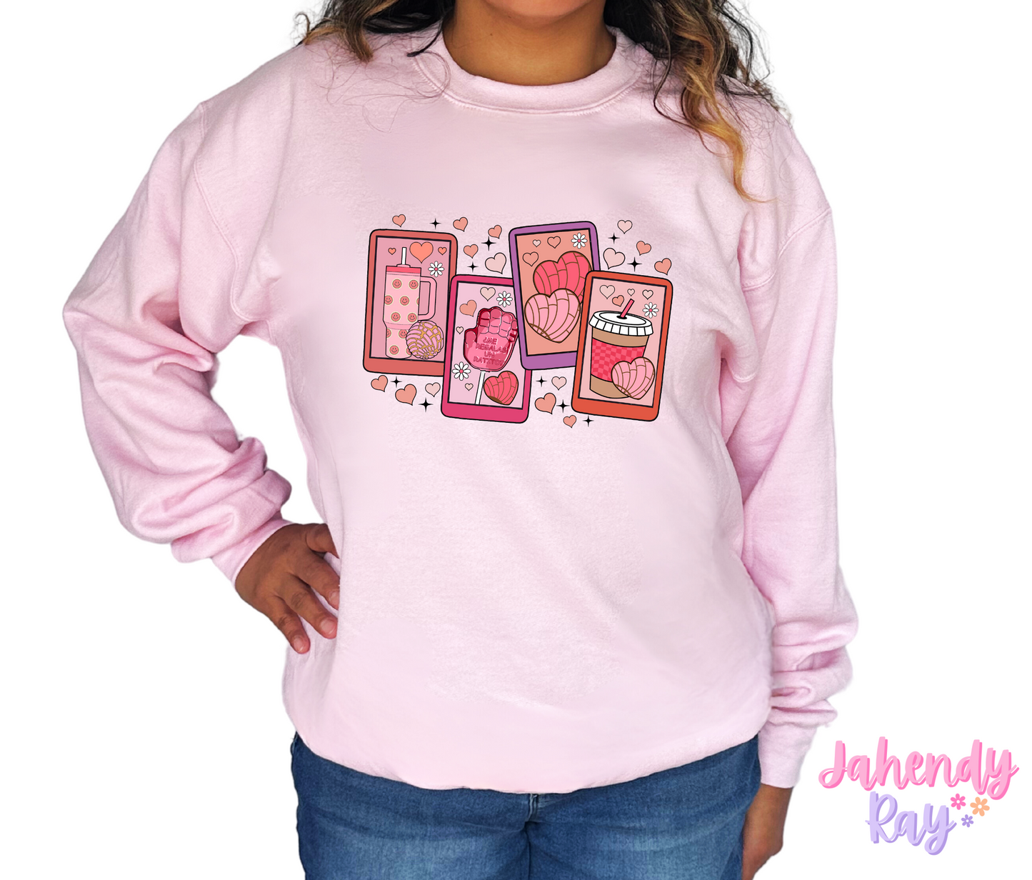 Concha Love Cards Crewneck Sweatshirt