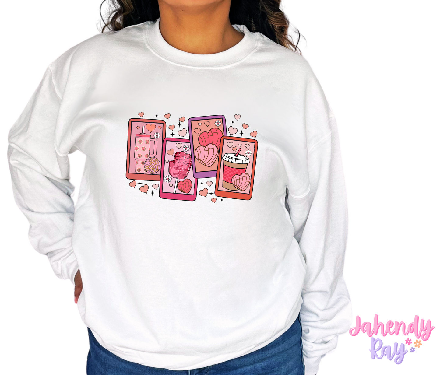 Concha Love Cards Crewneck Sweatshirt