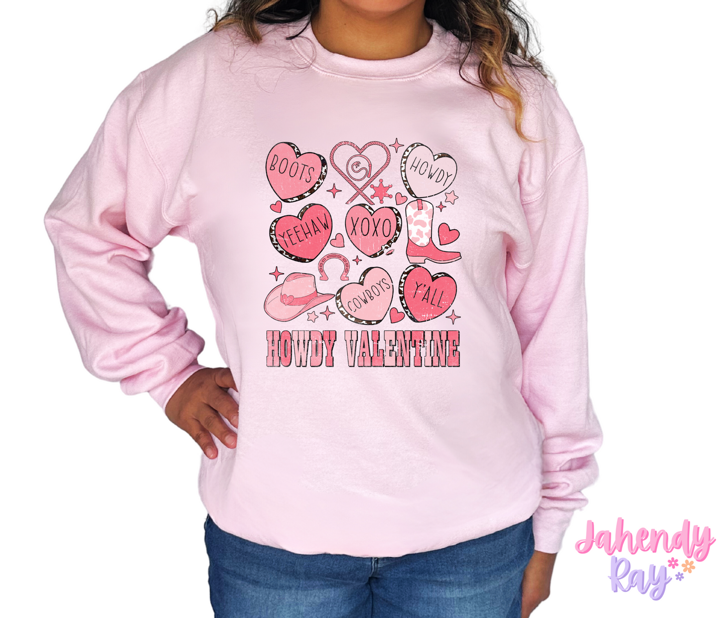 Howdy Valentine Sweatshirt Crewneck