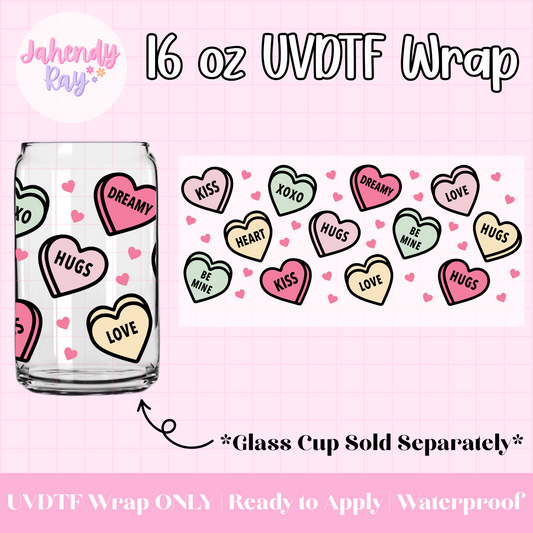 Love Hearts 16 oz UVDTF Wrap