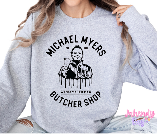 Butcher Myers Screen Print Transfer