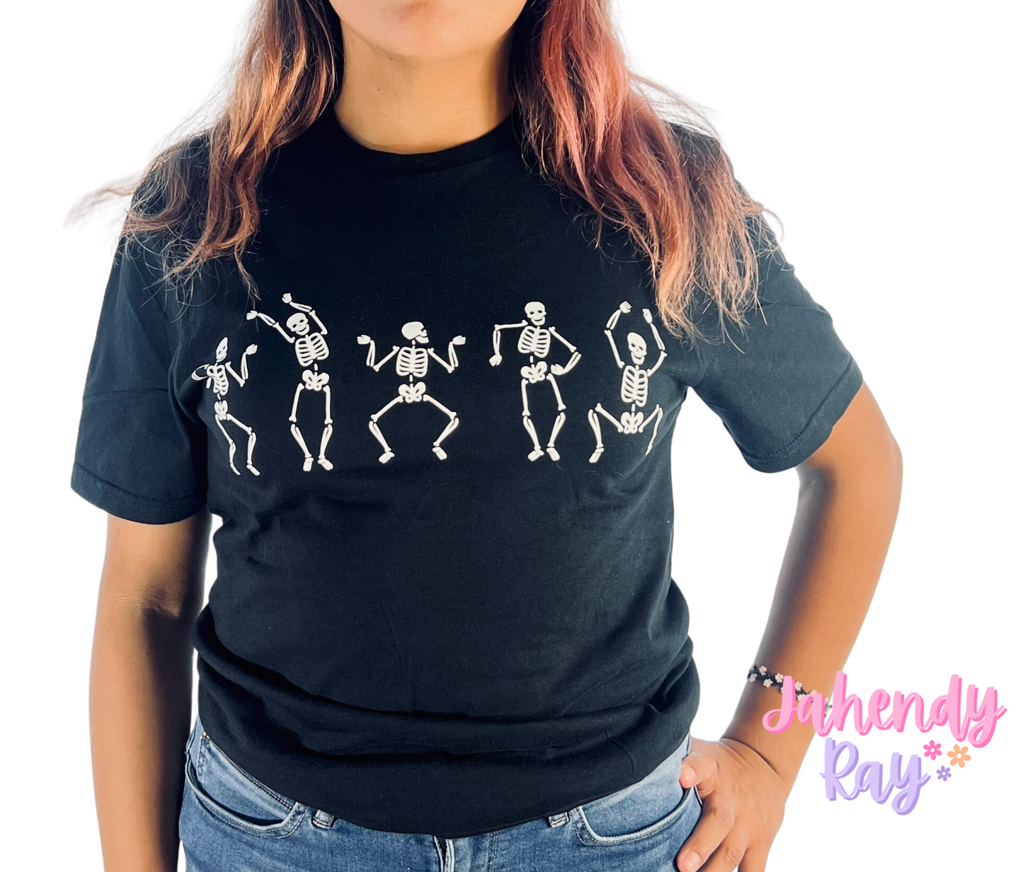 Dancing Skeletons Graphic T-Shirt/Crewneck