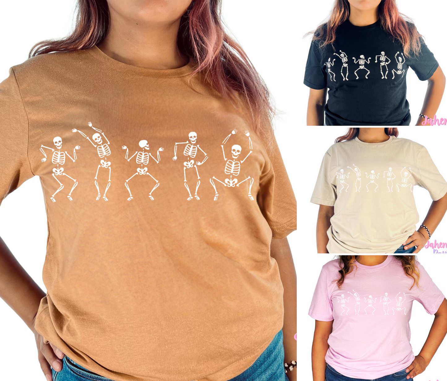 Dancing Skeletons Graphic T-Shirt/Crewneck